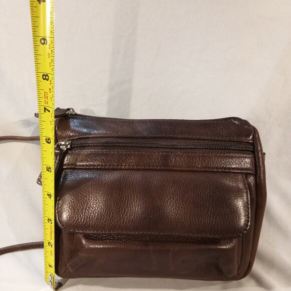 Fossil Leather Crossbody Purse Brown – Good Condition - Picture 6 of 6
